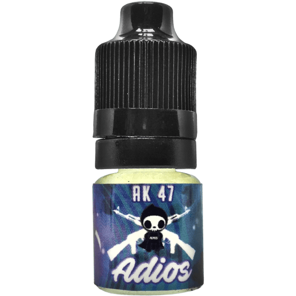 AK47 Adios Premium Liquid Incense 5ml product bottle