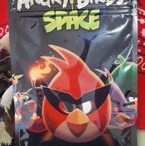Angry Birds Space Herbal Incense in premium sealed botanical packaging