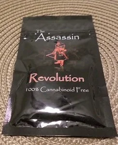 Assassin Revolution Herbal Incense product packaging and label information