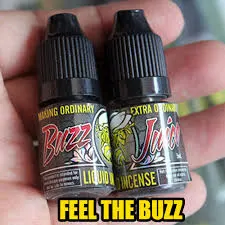 Buzz Liquid Incense 5ml product packaging