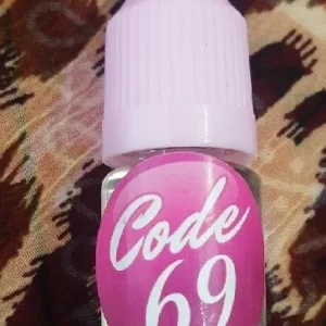 Code 69 Liquid Incense 5ml bottle and label