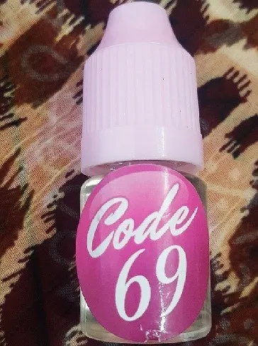 Code 69 Liquid Incense 5ml bottle and label
