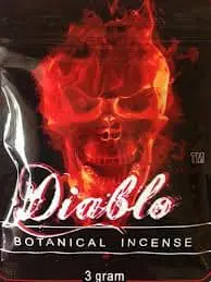 Diablo Botanical Herbal Incense premium herbal incense blend product from K2SpraySheet