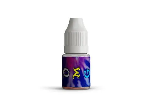 OMG Liquid Incense bottle and label