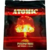 Atomic Potpourri Herbal Incense product packaging with botanical design