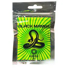 Black Mamba Incense premium herbal incense product packaging available at k2spraysheet