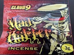 Cloud 9 Mad Hatter Herbal Incense premium herbal incense blend product from K2SpraySheet