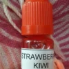 Strawberry Kiwi Liquid Incense 5ml bottle with strawberry and kiwi flavor labeling